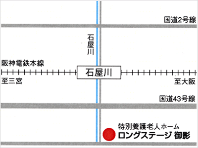 ロングステージ御影の地図